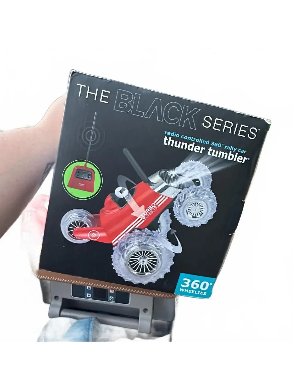 The BLACK Series Thunder Tumbler Radio Controller 360 Blue Rally Car- New